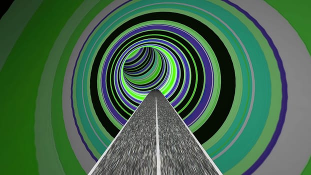 Driving to the world of illusion