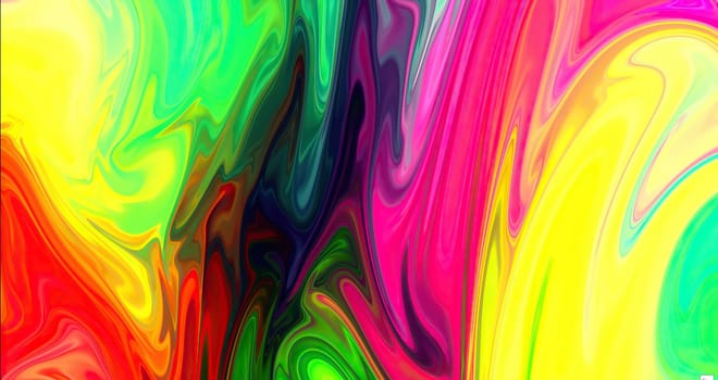 Colorful paint mix with gradient vivid colors ,Colorful paint mix with gradient vivid colors