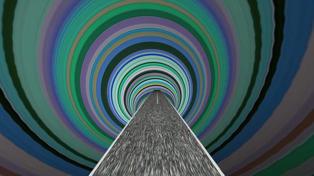 Driving to the world of illusion