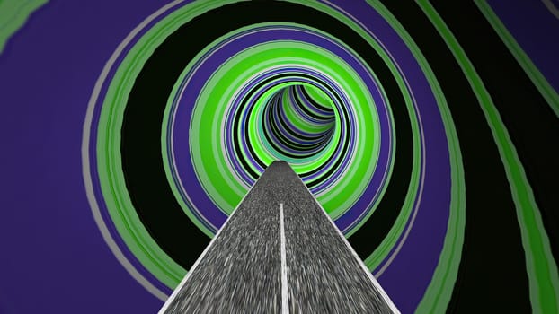 Driving to the world of illusion