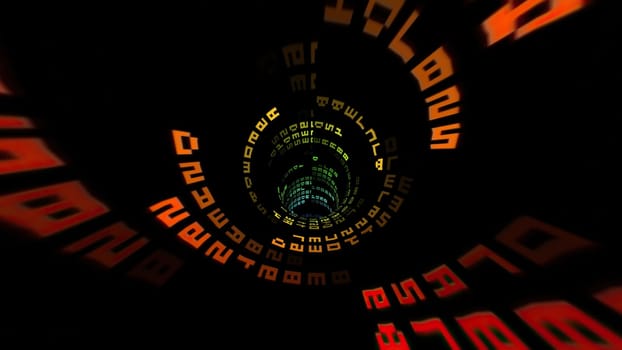 Driving through the binary data tunnel,Driving through the binary data tunnel