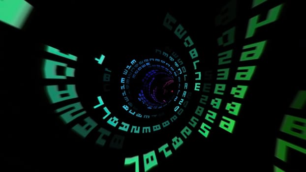 Driving through the binary data tunnel,Driving through the binary data tunnel