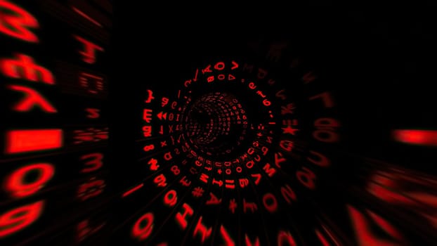 Driving through the binary data tunnel,Driving through the binary data tunnel