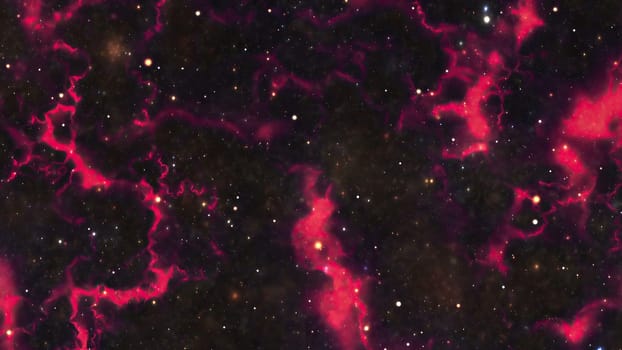Space Flight Into A Star Field In Galaxy Clouds And Lightning Nebula,Space Flight Into A Star Field In Galaxy Clouds And Lightning Nebula