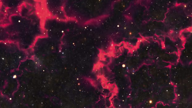 Space Flight Into A Star Field In Galaxy Clouds And Lightning Nebula,Space Flight Into A Star Field In Galaxy Clouds And Lightning Nebula