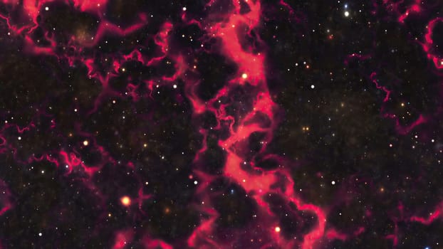 Space Flight Into A Star Field In Galaxy Clouds And Lightning Nebula,Space Flight Into A Star Field In Galaxy Clouds And Lightning Nebula
