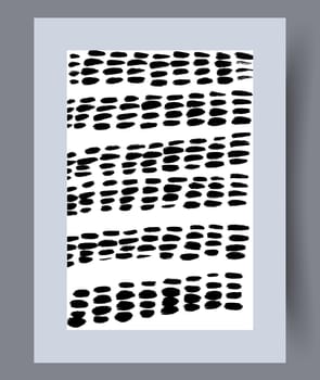 Scandinavian abstract vector print. Minimalistic abstract wall art background for print. Scandinavian vector style.