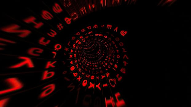 Driving through the binary data tunnel,Driving through the binary data tunnel