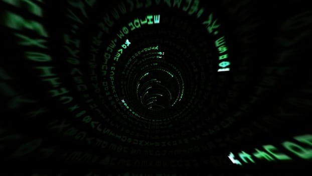 Driving through the binary data tunnel,Driving through the binary data tunnel