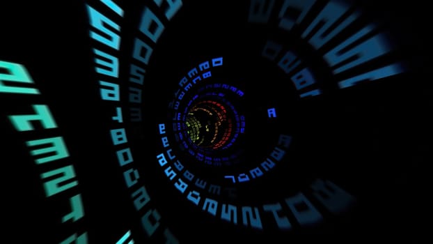 Driving through the binary data tunnel,Driving through the binary data tunnel