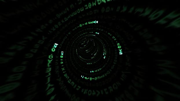 Driving through the binary data tunnel,Driving through the binary data tunnel