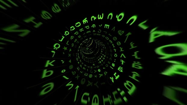 Driving through the binary data tunnel,Driving through the binary data tunnel
