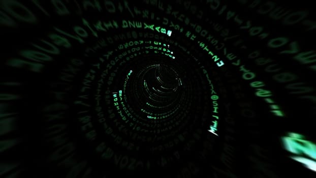 Driving through the binary data tunnel,Driving through the binary data tunnel