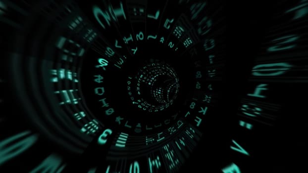 Driving through the binary data tunnel,Driving through the binary data tunnel