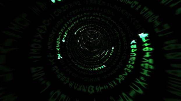 Driving through the binary data tunnel,Driving through the binary data tunnel
