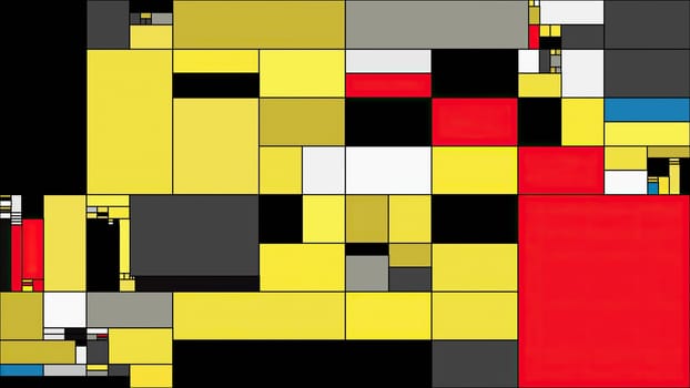 Colorful rectangles mondrian style art illustration,Colorful rectangles mondrian style art illustration
