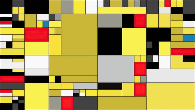Colorful rectangles mondrian style art illustration,Colorful rectangles mondrian style art illustration