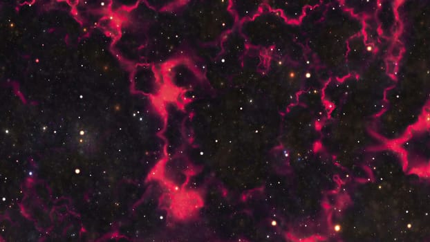 Space Flight Into A Star Field In Galaxy Clouds And Lightning Nebula,Space Flight Into A Star Field In Galaxy Clouds And Lightning Nebula