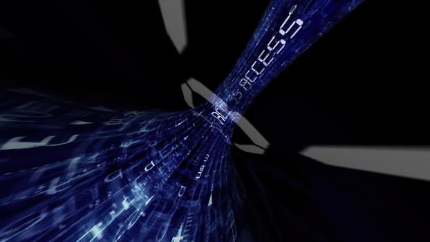 Driving through the access data tunnel,Driving through the access data tunnel
