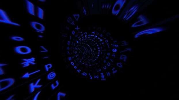 Driving through the binary data tunnel,Driving through the binary data tunnel