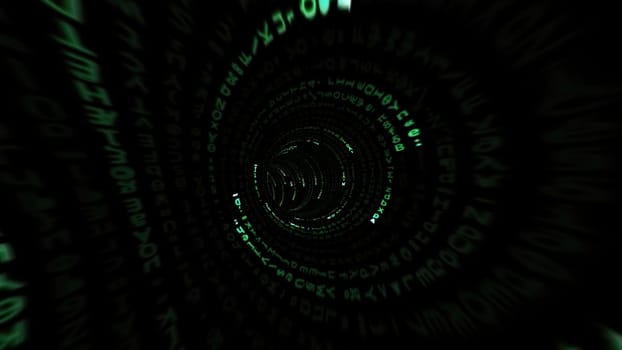 Driving through the binary data tunnel,Driving through the binary data tunnel