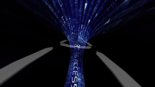 Driving through the access data tunnel,Driving through the access data tunnel
