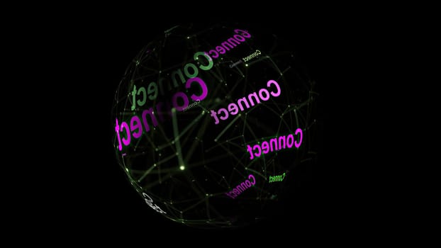 Connect on the web concept,Connect on the web concept
