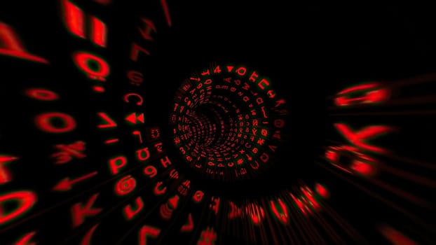 Driving through the binary data tunnel,Driving through the binary data tunnel