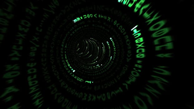 Driving through the binary data tunnel,Driving through the binary data tunnel