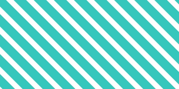 Diagonal striped pattern with turquoise and white color