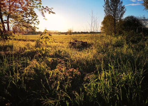 Sunrise over the Brandenburg countryside