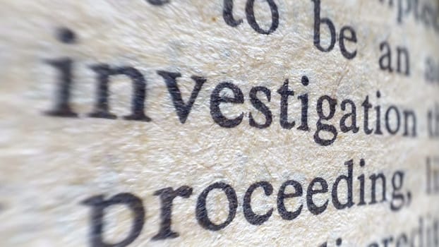 Close up of Classified document intelligence report ,Close up of Classified document intelligence report