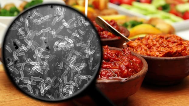 Searching For Bacteria In food,Searching For Bacteria In food