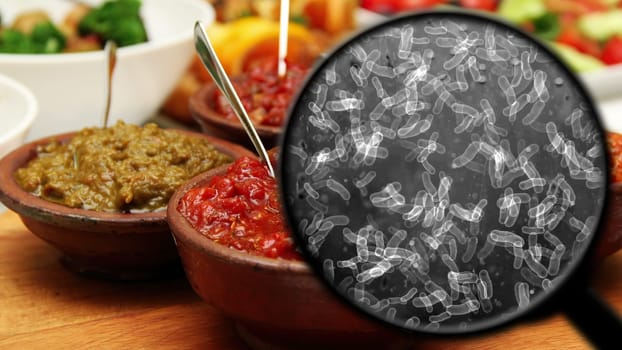 Searching For Bacteria In food,Searching For Bacteria In food