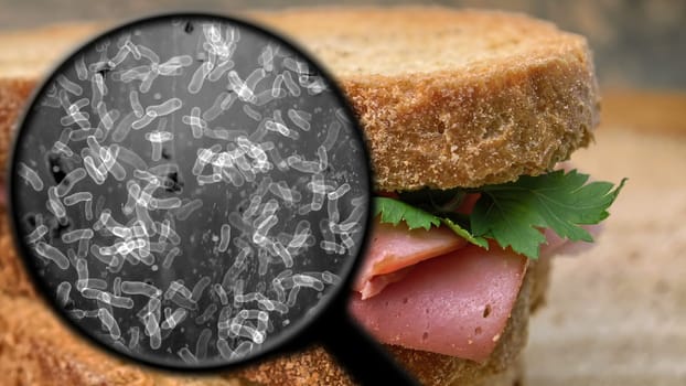 Searching for bacteria in sandwich,Searching for bacteria in sandwich