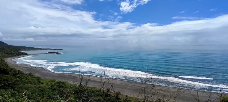 The Jinzun, Donghe Township, Taitung County, overlooking the beautiful coastline of Taitung, Taiwan
