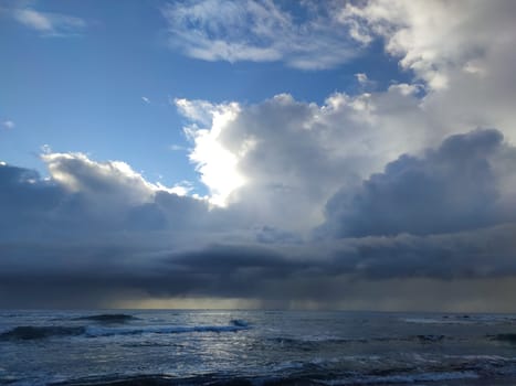 The Duli Beach (land of the sky), Taitung enjoys the beautiful coastline of Taitung, Taiwan