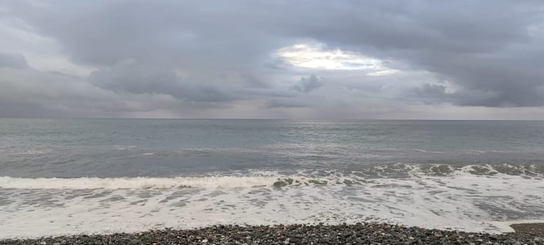 Isosaki, Hualien - Apr 11, 2022 : Installation Art on a Cloudy Day by the Sea, Taiwan