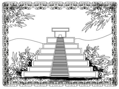 Mayan Pyramid, Chichen-Itza, Mexico