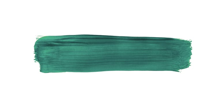 Green blue color - Sketch of Paintbrush stripe