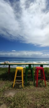 The Dulan Sea Viewing Platform, Taitung, enjoy the beautiful coastline of Taitung