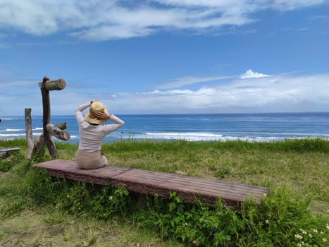 The Dulan Sea Viewing Platform, Taitung, enjoy the beautiful coastline of Taitung
