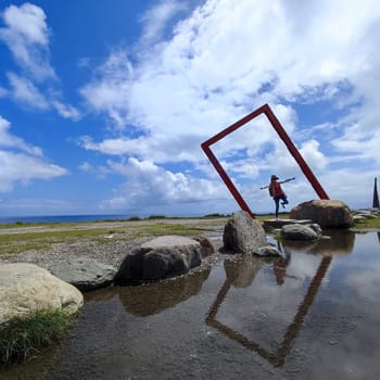 The International landmark of Seaside Park in Taitung, Taiwan