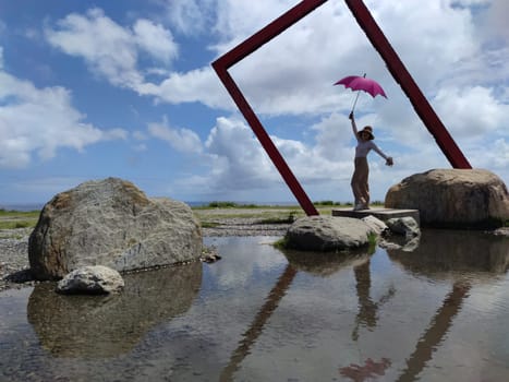 The International landmark of Seaside Park in Taitung, Taiwan