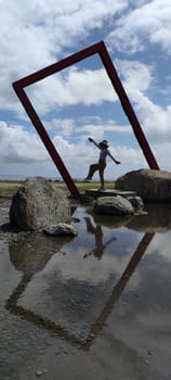The International landmark of Seaside Park in Taitung, Taiwan