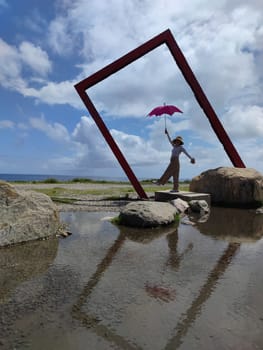 The International landmark of Seaside Park in Taitung, Taiwan