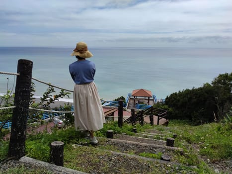 The Nantian Observation Deck, Taitung, enjoy the beautiful coastline of Taitung