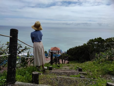 The Nantian Observation Deck, Taitung, enjoy the beautiful coastline of Taitung