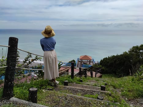 The Nantian Observation Deck, Taitung, enjoy the beautiful coastline of Taitung