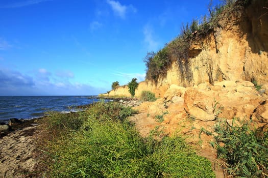 Klein Zicker dreamy landscape on the Baltic Sea island of Rügen